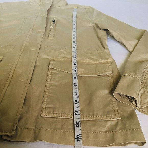 Kensie Jeans Women's Beige Khaki Tan Anorak‎ Jacket Size Small - Picture 10 of 11
